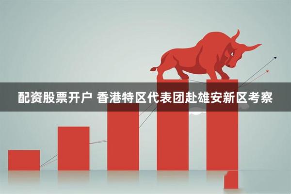 配资股票开户 香港特区代表团赴雄安新区考察