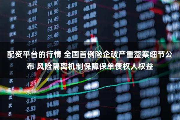 配资平台的行情 全国首例险企破产重整案细节公布 风险隔离机制保障保单债权人权益